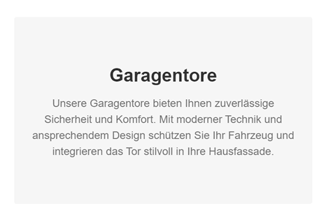 Garagentore 