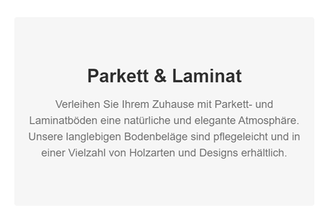 Parkett Laminat 